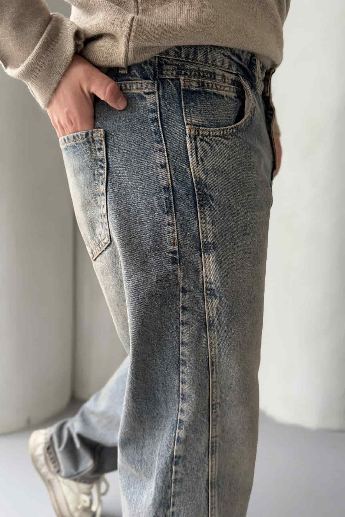 Baggy Eskitme Jean