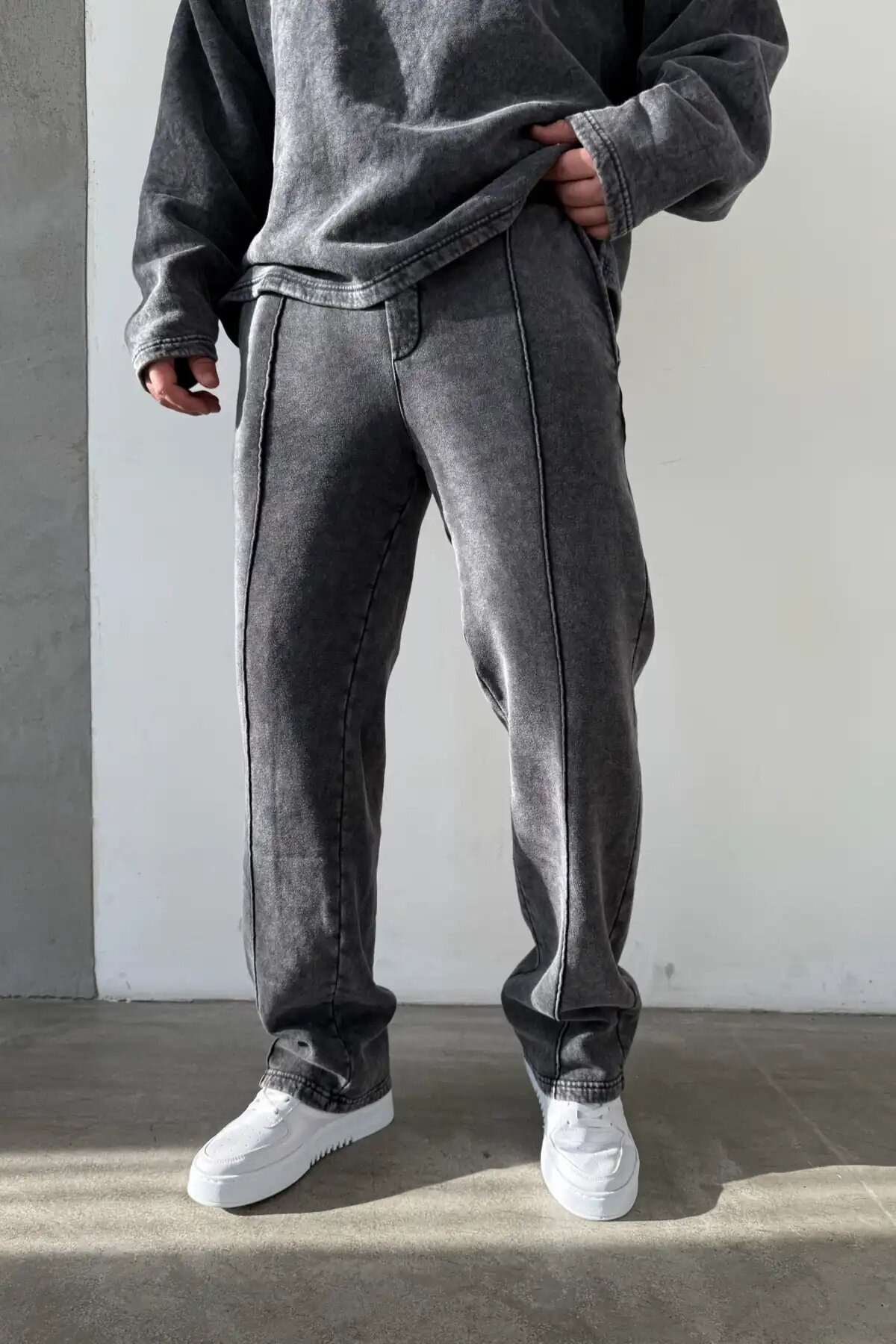 Charcoal Washed Pants