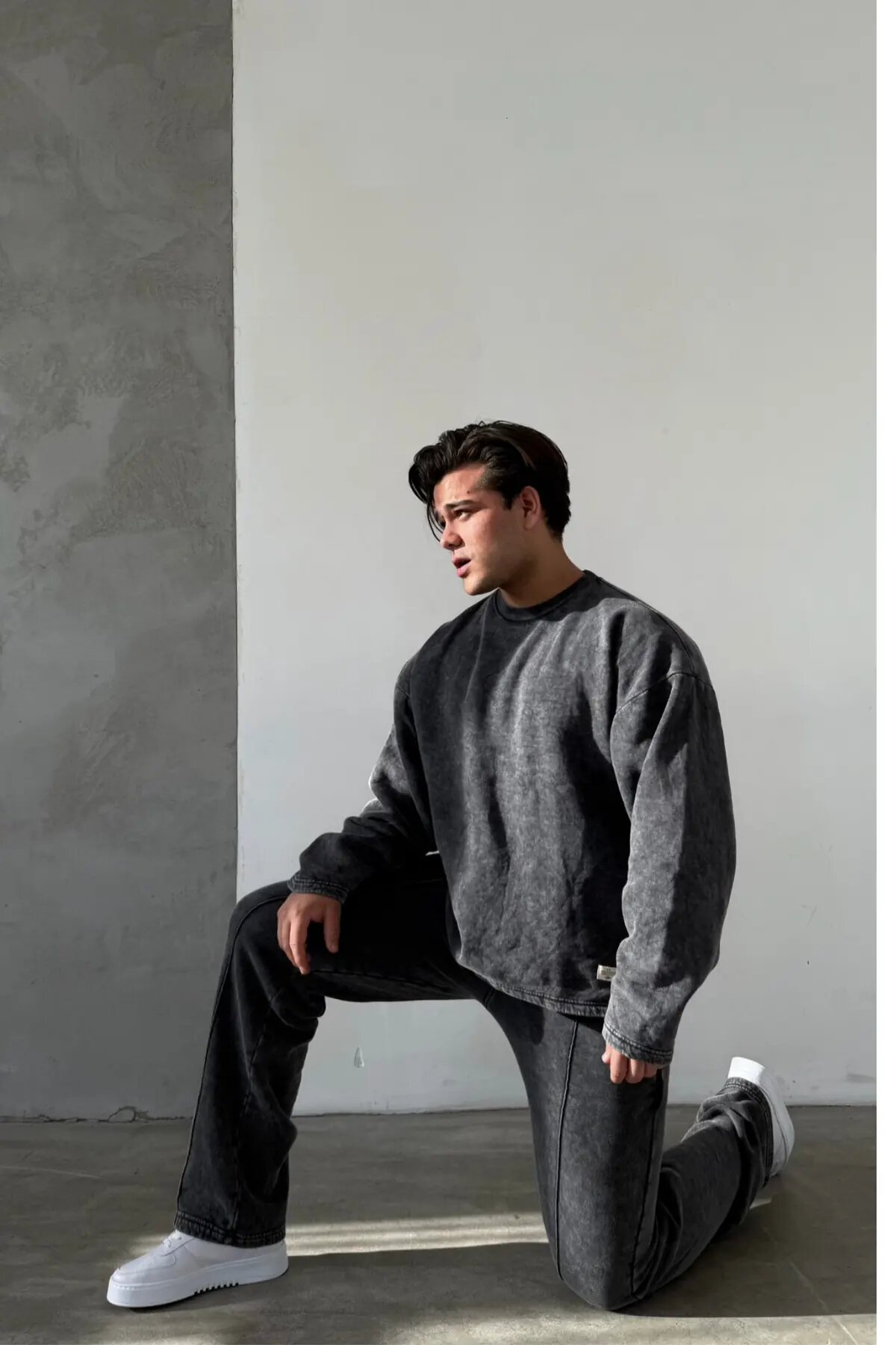 Charcoal Washed Sweat