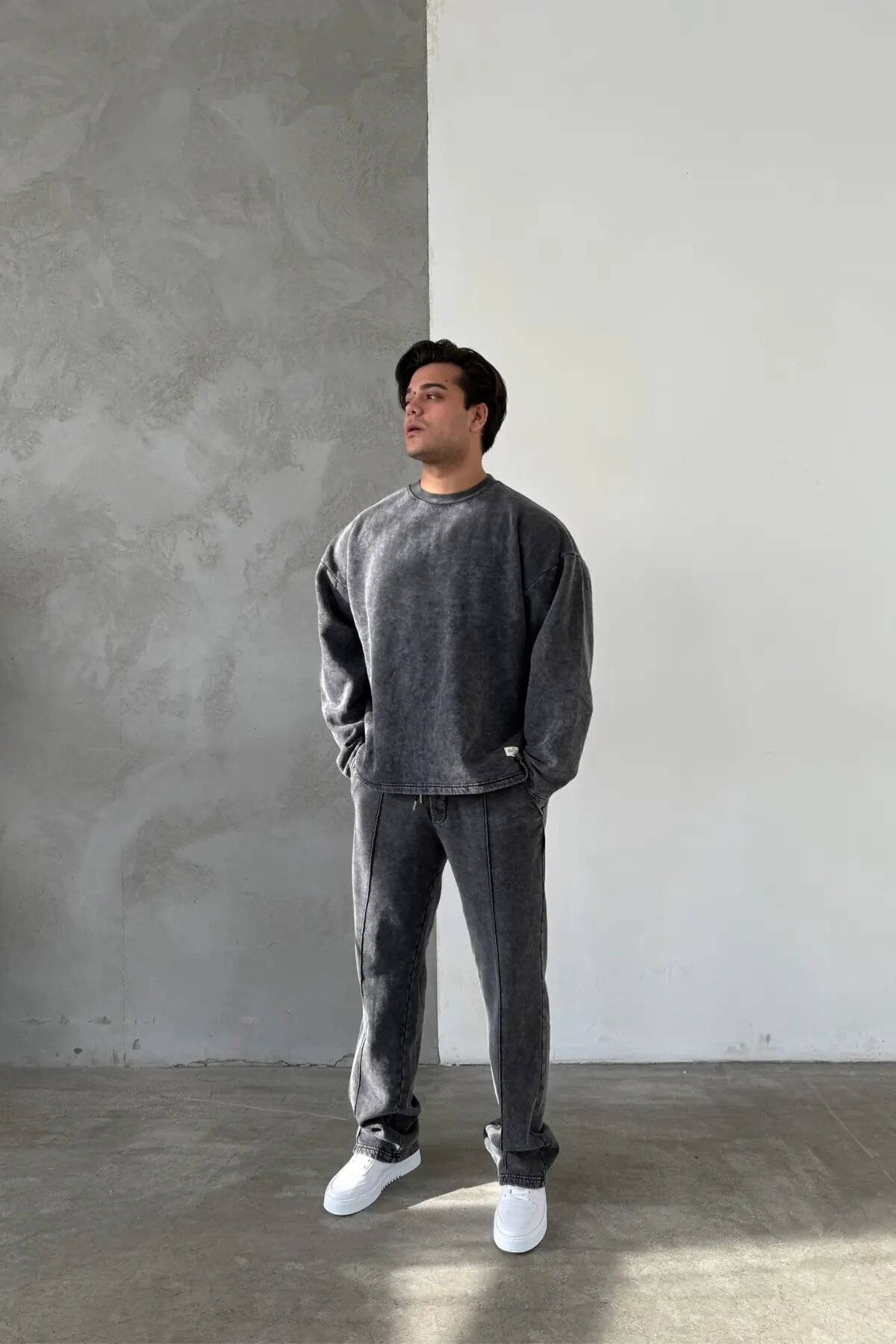 Charcoal Washed Sweat