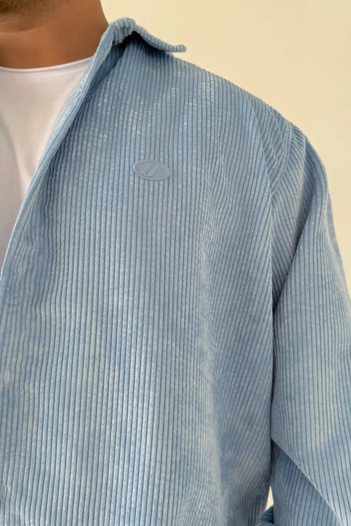 Corduroy Shirt Baby Blue