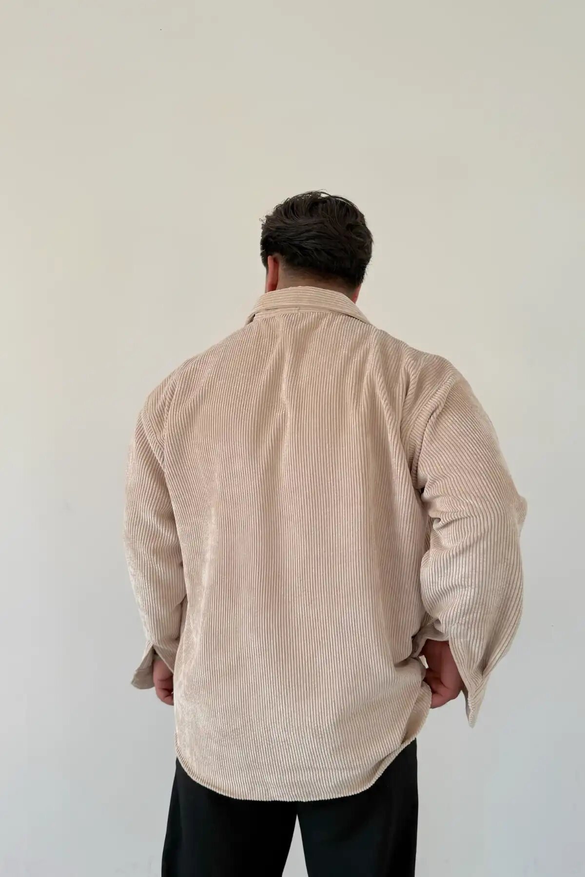 Corduroy Shirt Beige