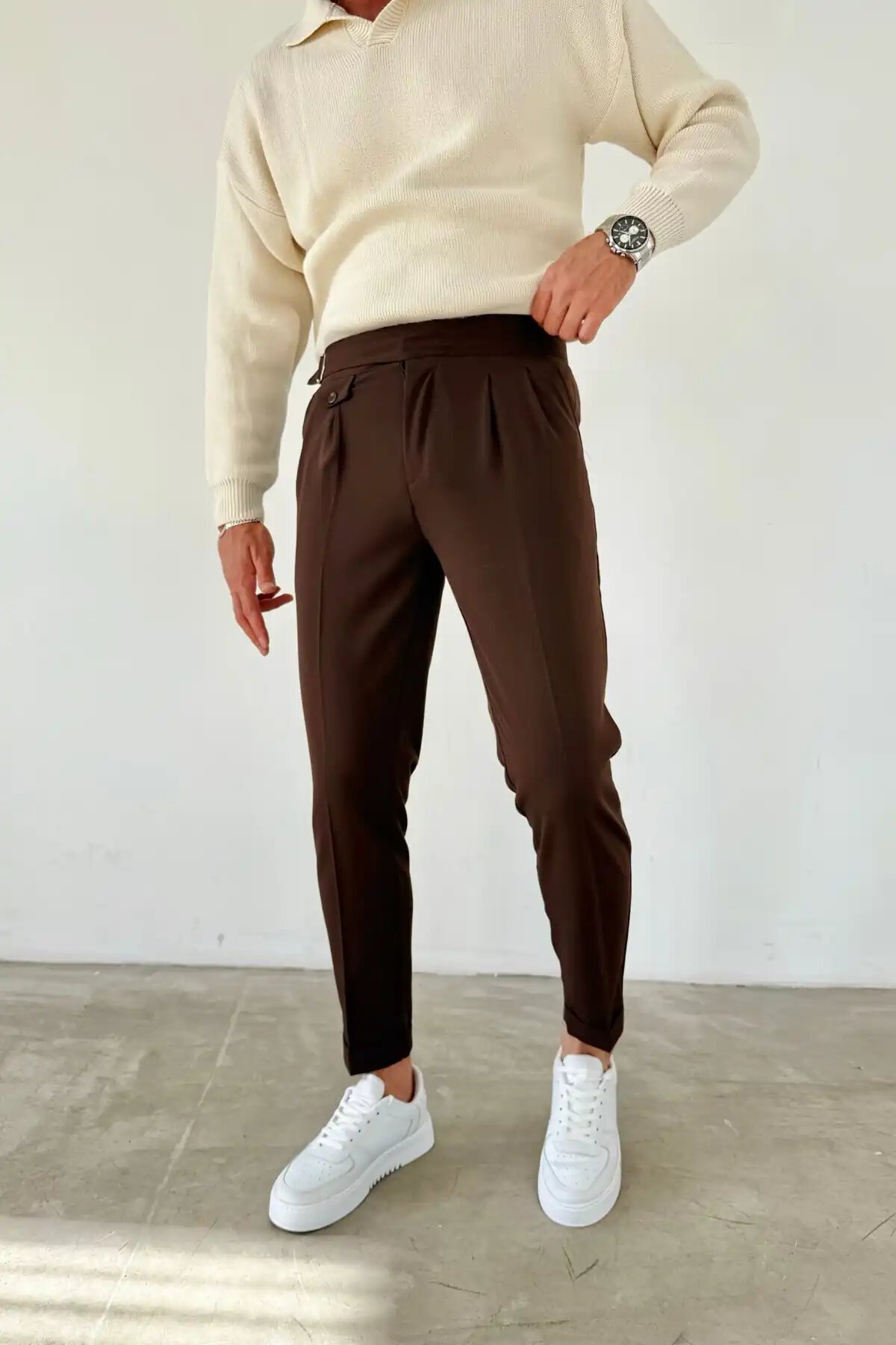 Buckled Harvest Pants Brown