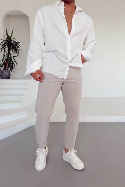 Gri Duble Paça Jogger